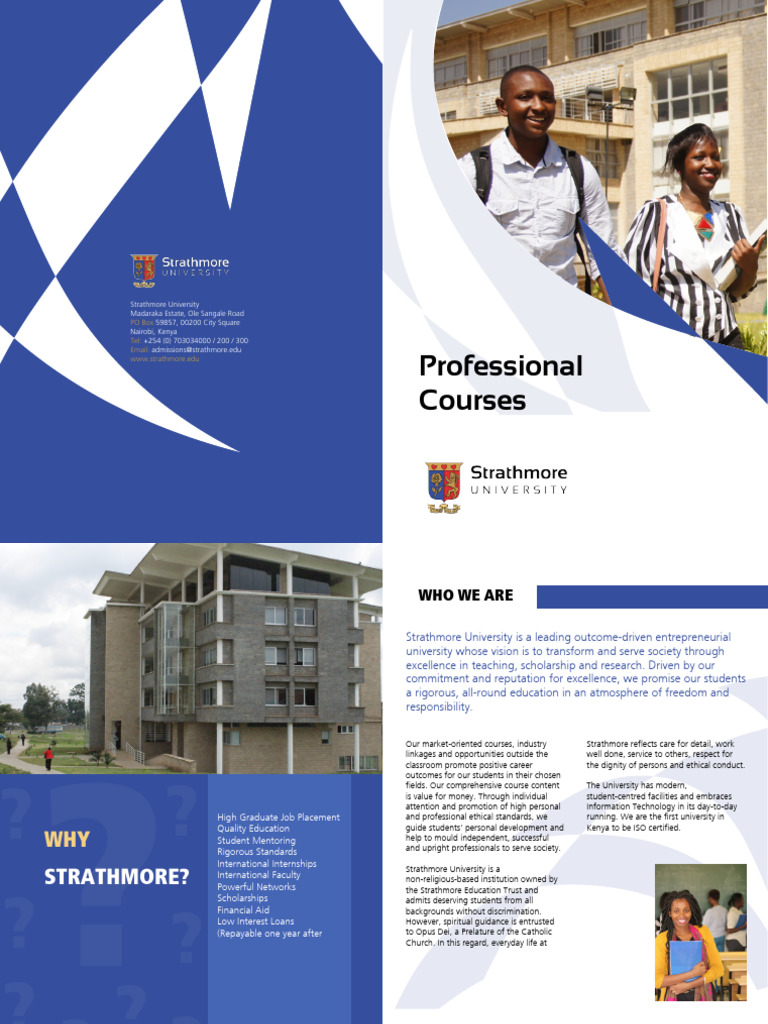 Strathmore University Course Offerings | PDF | Libraries | Qualifications