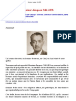 Biographie Jacques CALLIES - président Bull sous l'occupation