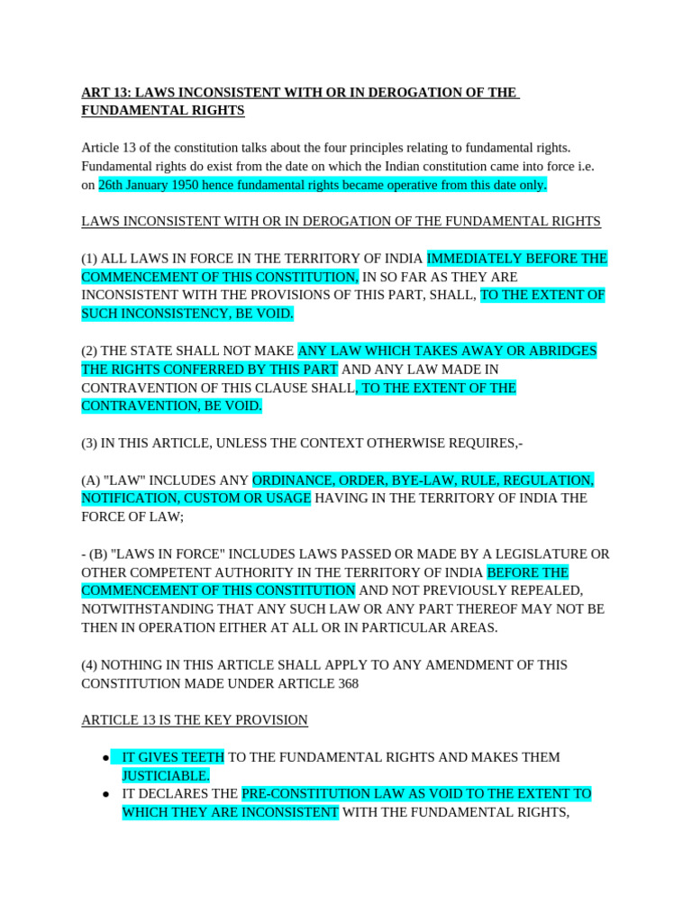 ARTICLE 13_ | PDF | Judicial Review | Public Law