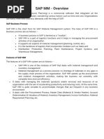 Tcodes For SAP Easy Access | PDF | Sales | Inventory