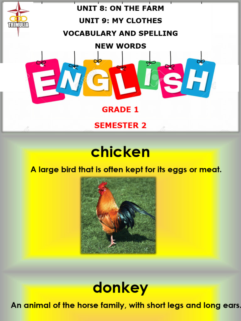 Semester 2 Spelling List For Grade 1 Pdf