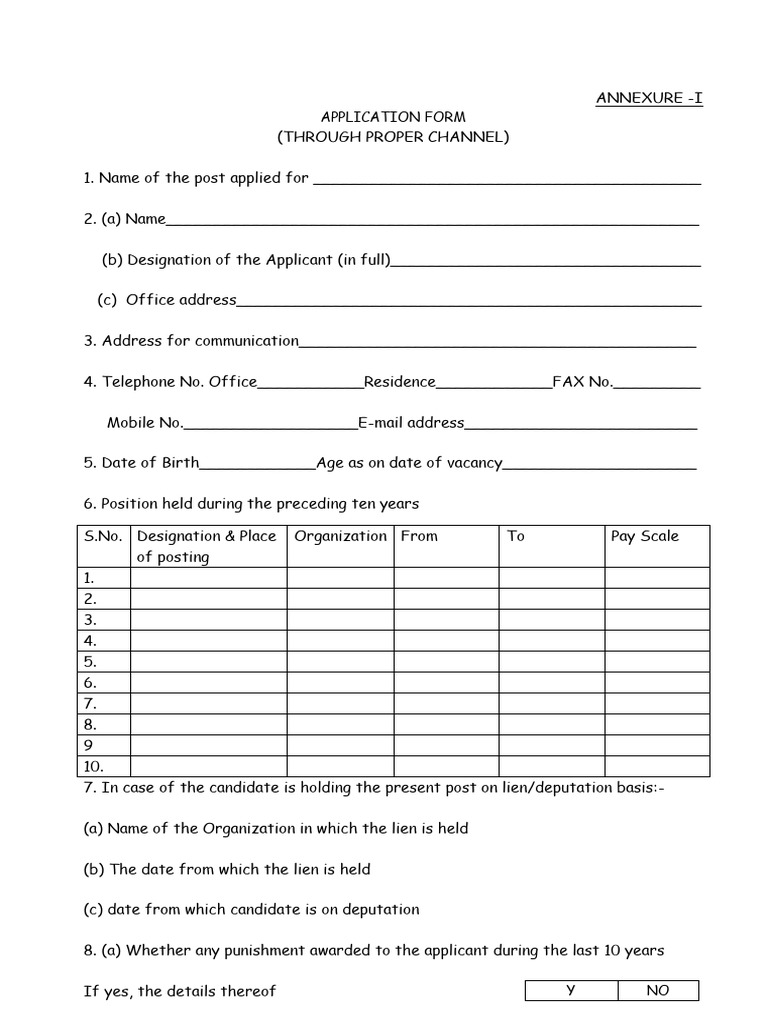 Application Form for AIIMS Post | PDF | Government