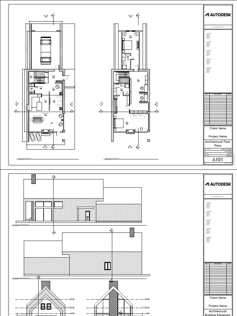Architectural Plans and Elevations | PDF