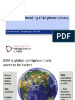 Eaking - GSM .Privacy - Blackhat