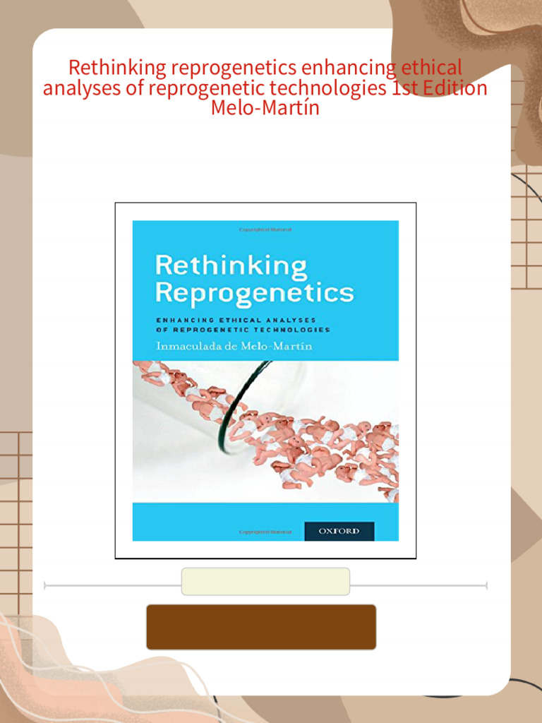 Rethinking Reprogenetics eBook Download | PDF | Gender | Gender Studies