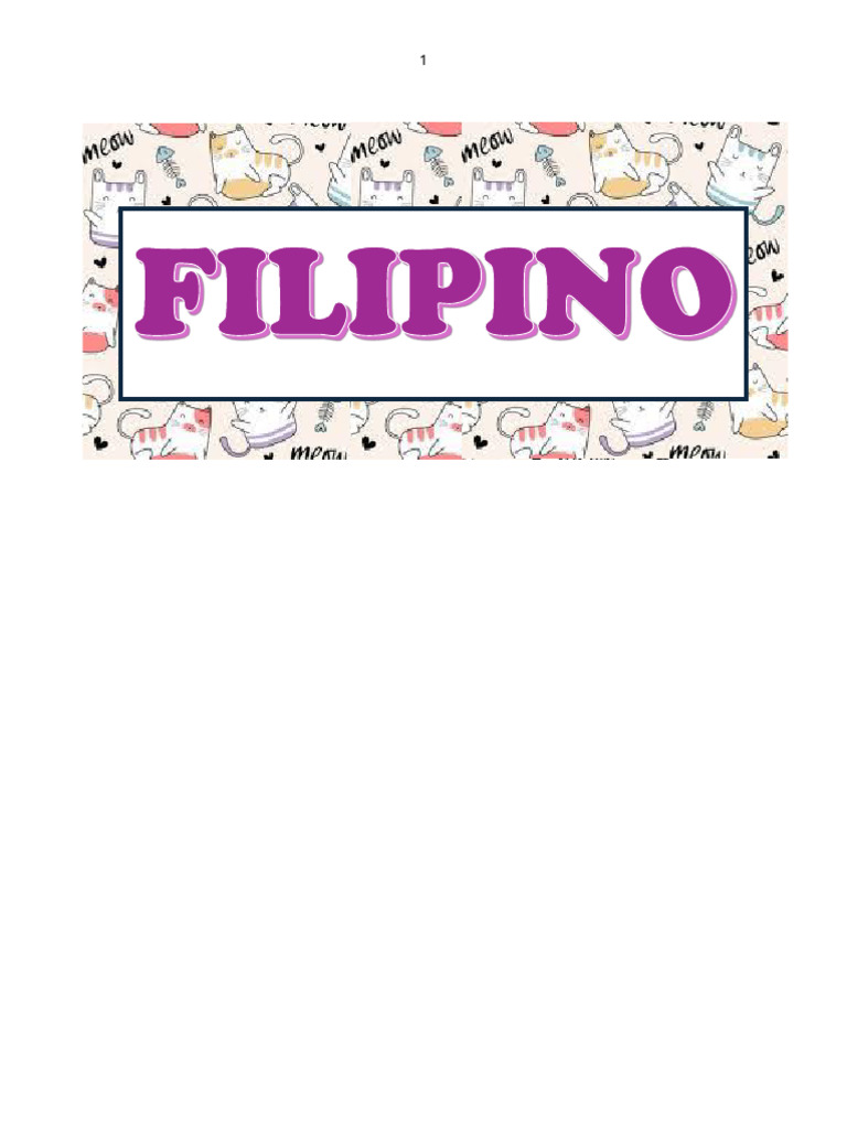 Filipino Reading Compilation Final | PDF