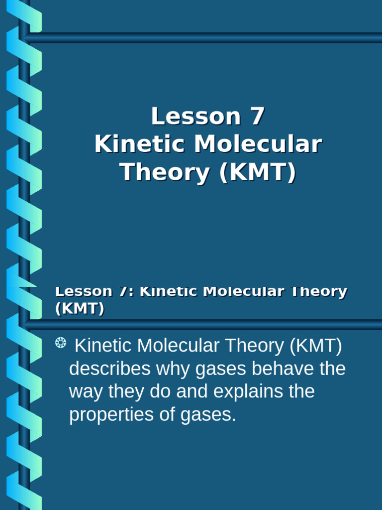 Quarter 4 Module 1 Lesson 7 | PDF | Gases | Molecules
