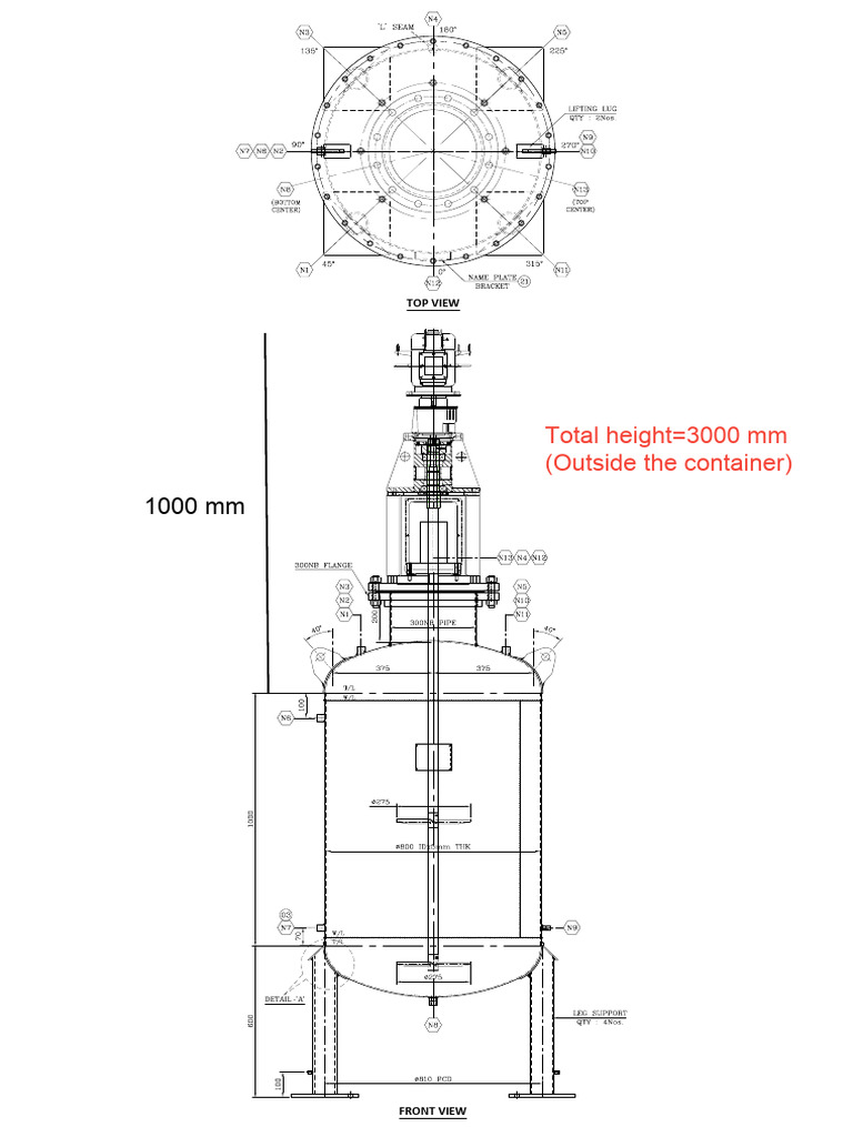 Container Height and Views Diagram | PDF