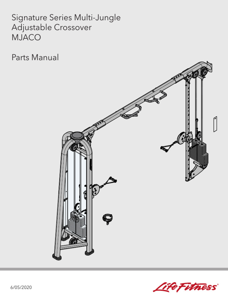 MJACO Adjustable Crossover Parts Manual | PDF | Screw