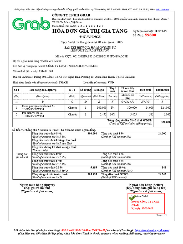 2025.01.17 - HĐ Grab Từ SB Về Mento | PDF