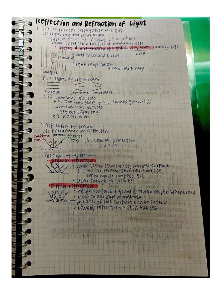Reflection: Refraction | PDF