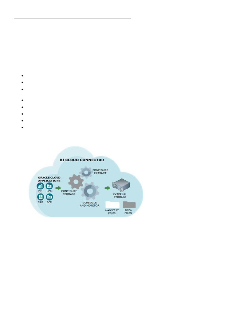 Oracle BICC Data Extraction Guide | PDF | Databases | Cloud Computing