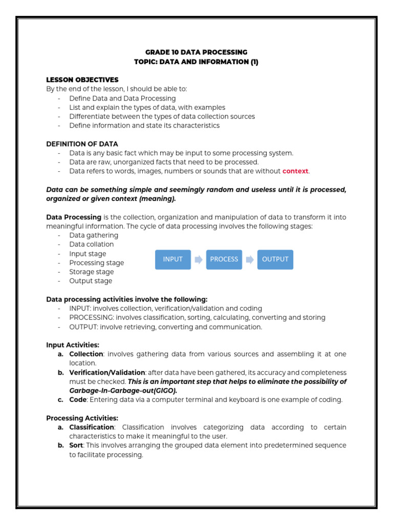 Understanding Data and Information | PDF | Level Of Measurement | Data