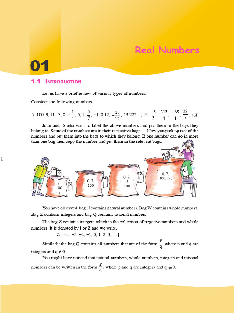 9h Class-TS-EM-Mathematics-1-Real Numbers | PDF | Numbers | Rational Number