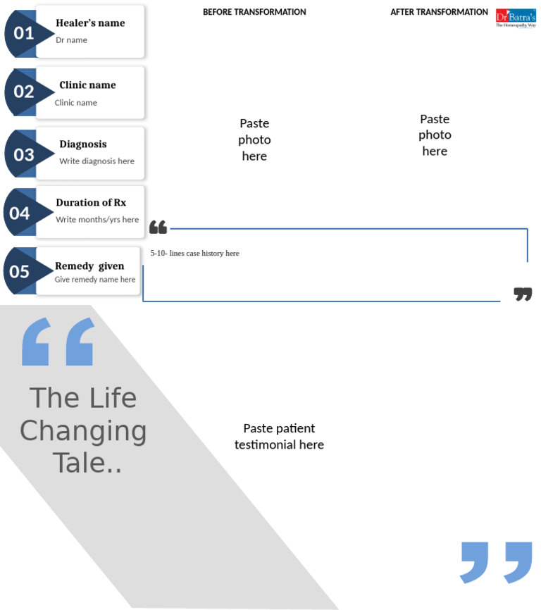 Cured Case For National Presentation Format | PDF