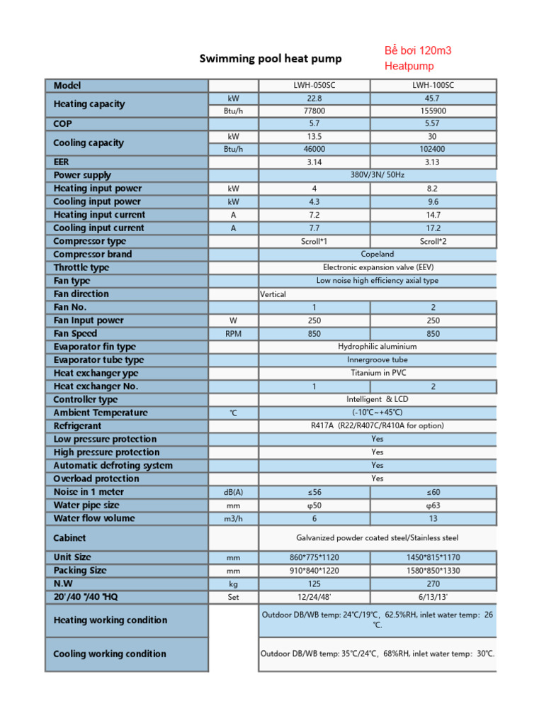 Swimming Pool Heat Pump | PDF | Heat Pump | Home Appliance