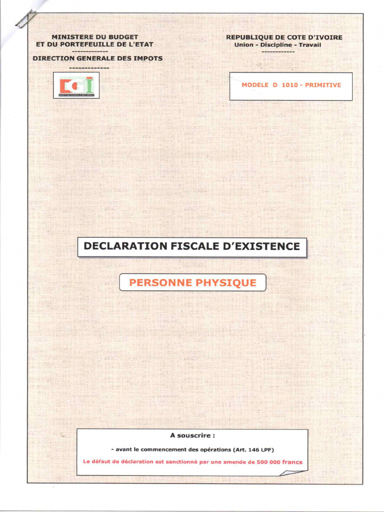 Declaration F | PDF