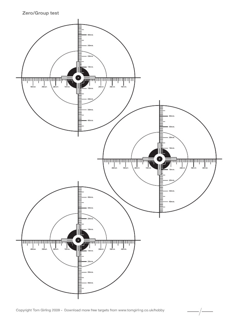 A4 Zero Group Target | PDF