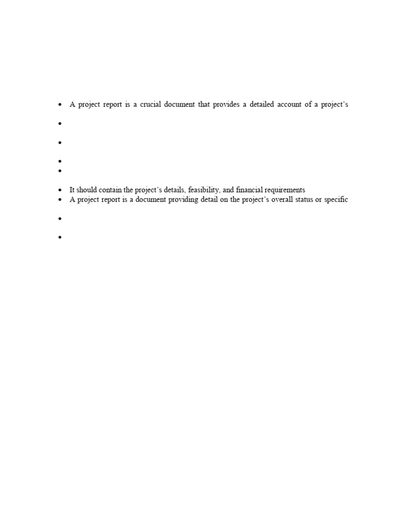 Essential Guide to Project Reports | PDF | Feasibility Study | Cost ...