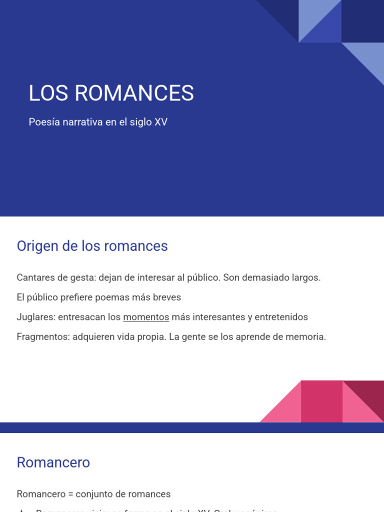 Los Romances (1) | PDF
