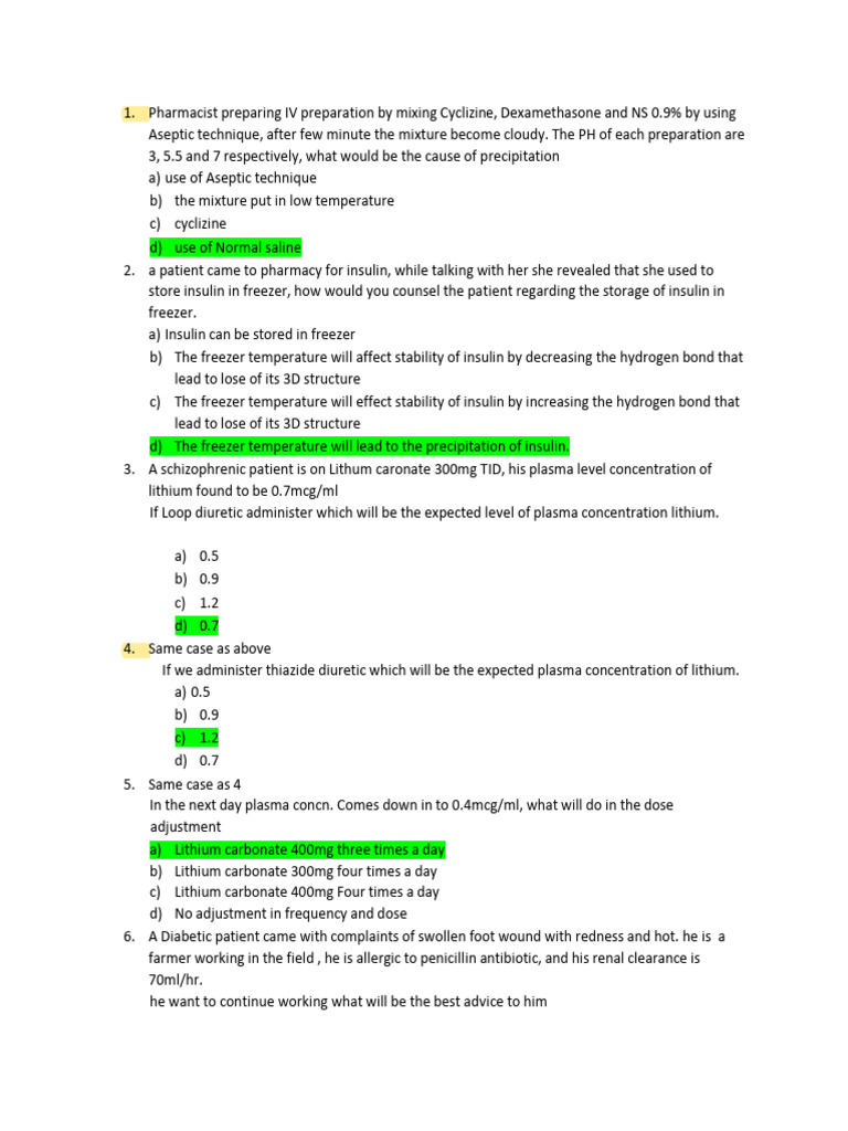Pharmacist Guidance on Drug Management | PDF | Pharmacy | Medical ...