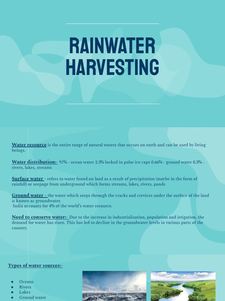 Benefits of Rainwater Harvesting | PDF | Groundwater | Water