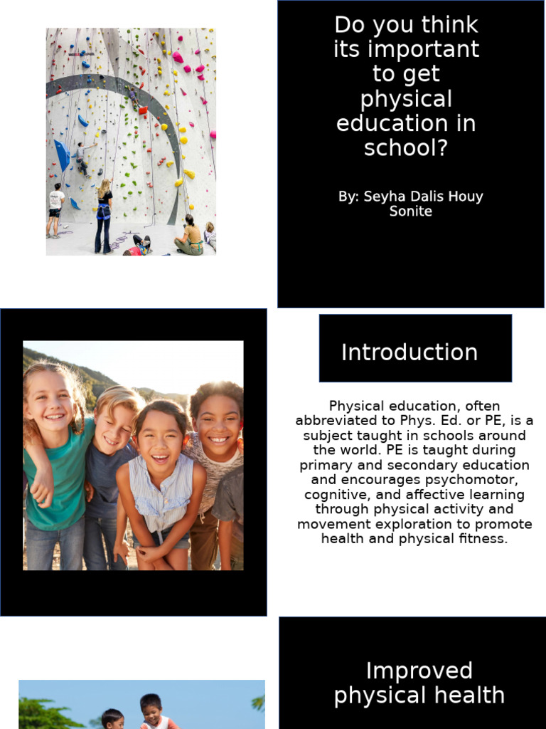 Importance of Physical Education in Schools | PDF