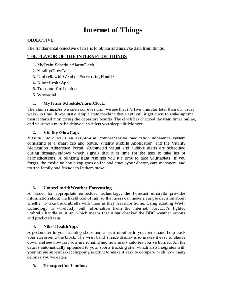 Understanding the Internet of Things (IoT) | PDF | Internet Of Things ...