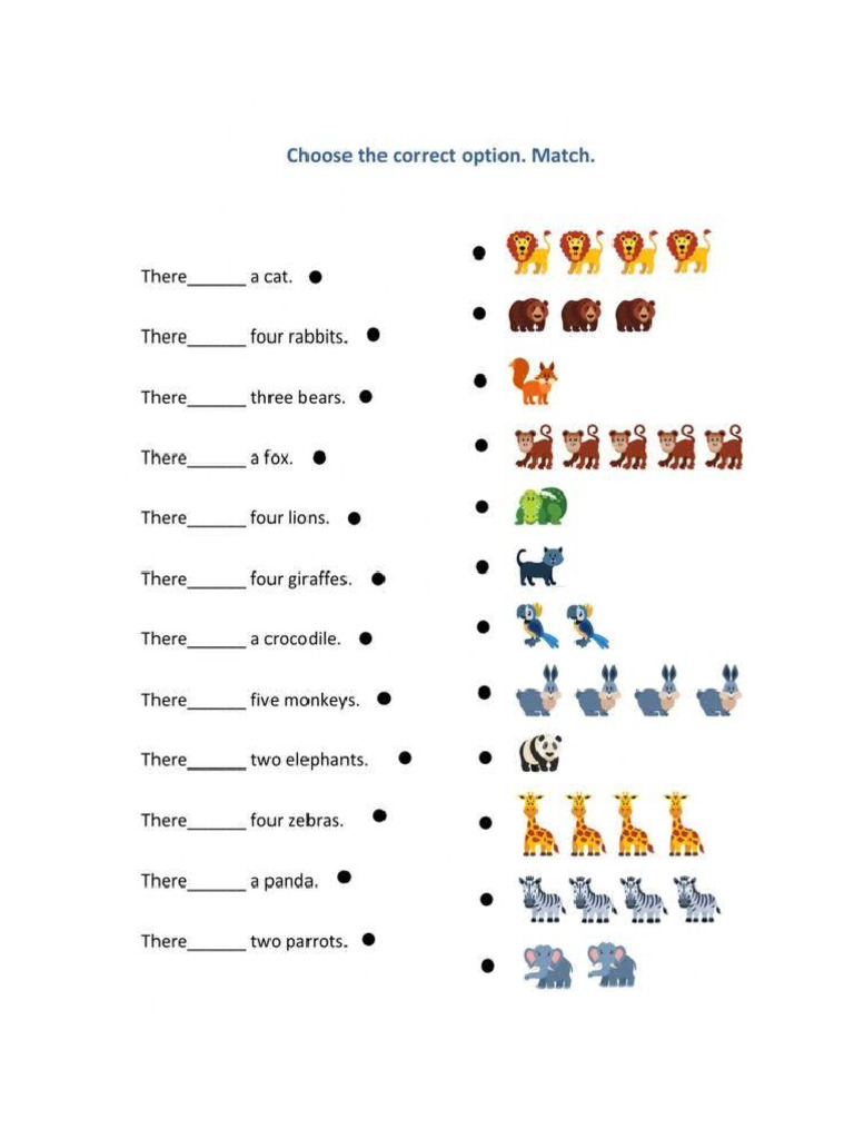 There Is There Are Fill in The Blanks | PDF
