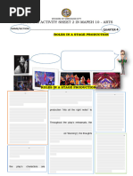 Elements of Dance Production Explained | PDF | Dances | Performing Arts