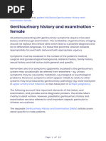 Gynaecological History Taking Checklist | PDF | Menstruation ...