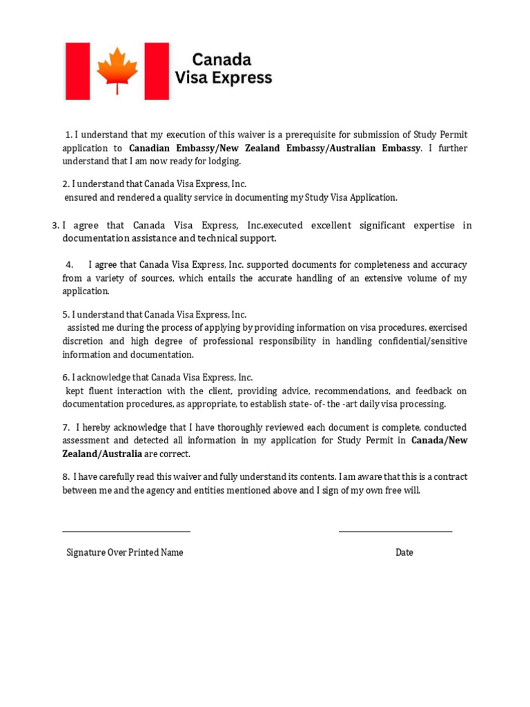Study Permit Application Acknowledgement | PDF