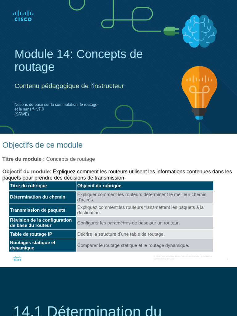 Concepts de routage et tables IP | PDF | Adresse IP | Routage