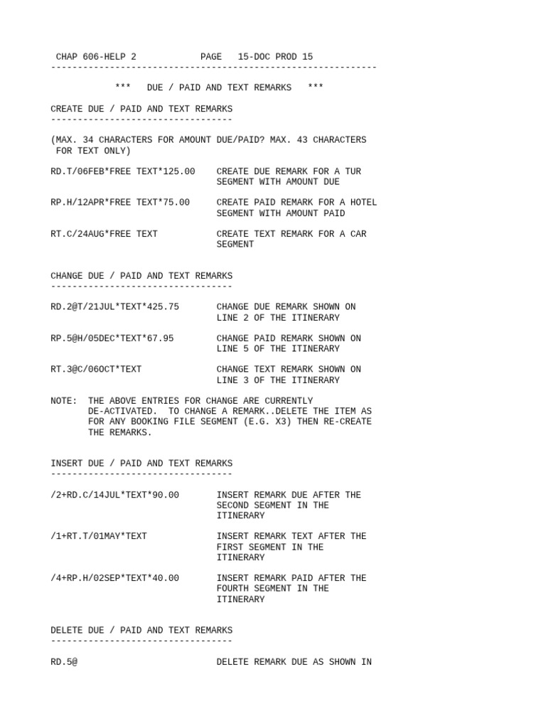 2.1 Free Text Segment | PDF