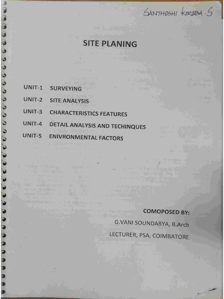 Site Surveying and Planing | PDF