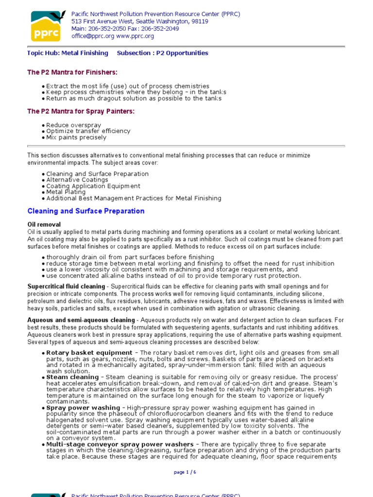 Surface Preparation For Coatings | PDF | Paint | Materials