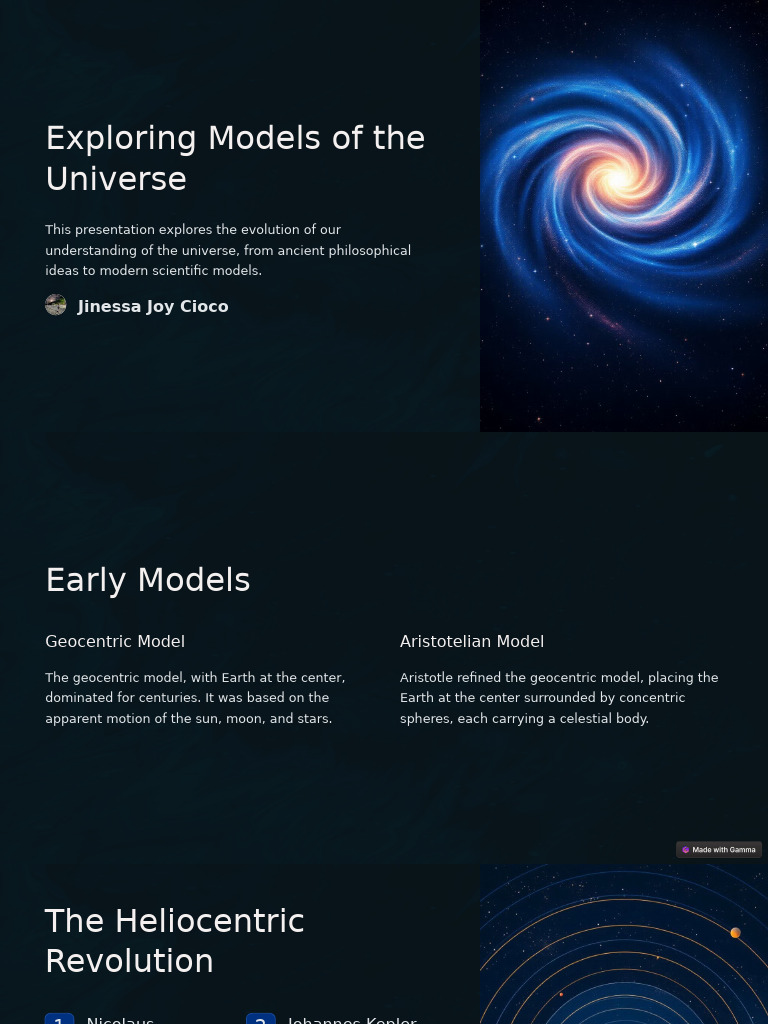 Exploring Models of The Universe | PDF | Universe | Physical Cosmology