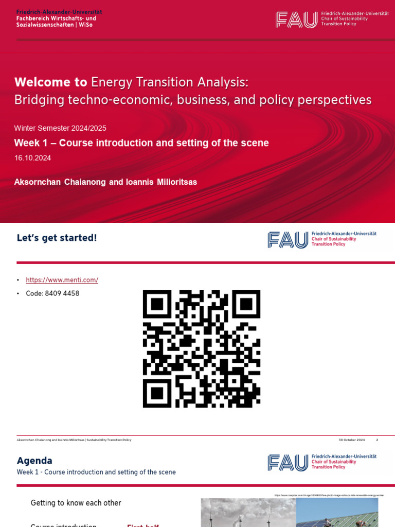 Energy Transition Course Overview 2024 | PDF | Climate Change | Climate ...