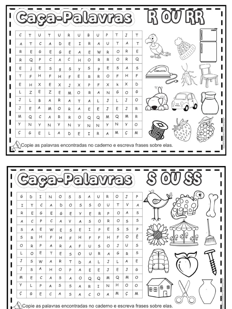 CACA-PALAVRAS 2° Ano | PDF