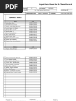 COI and NCOI Indicators for T6 | PDF | Learning | Teachers