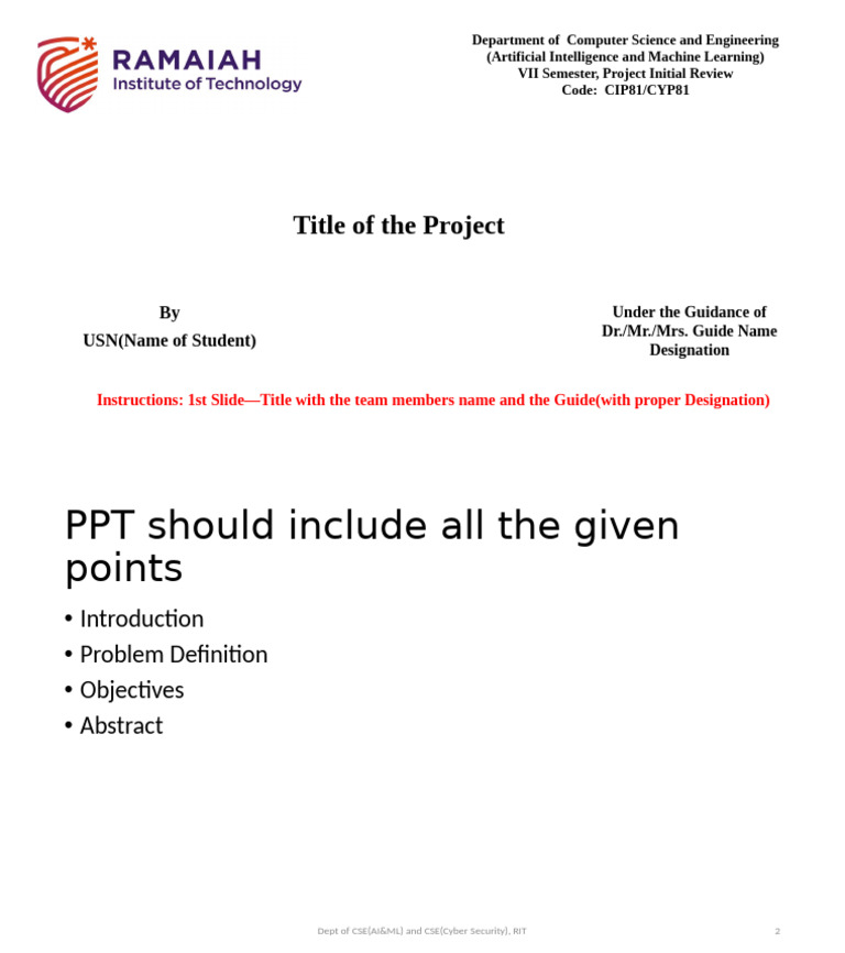 CIP81 CYP81 PPT Template | PDF