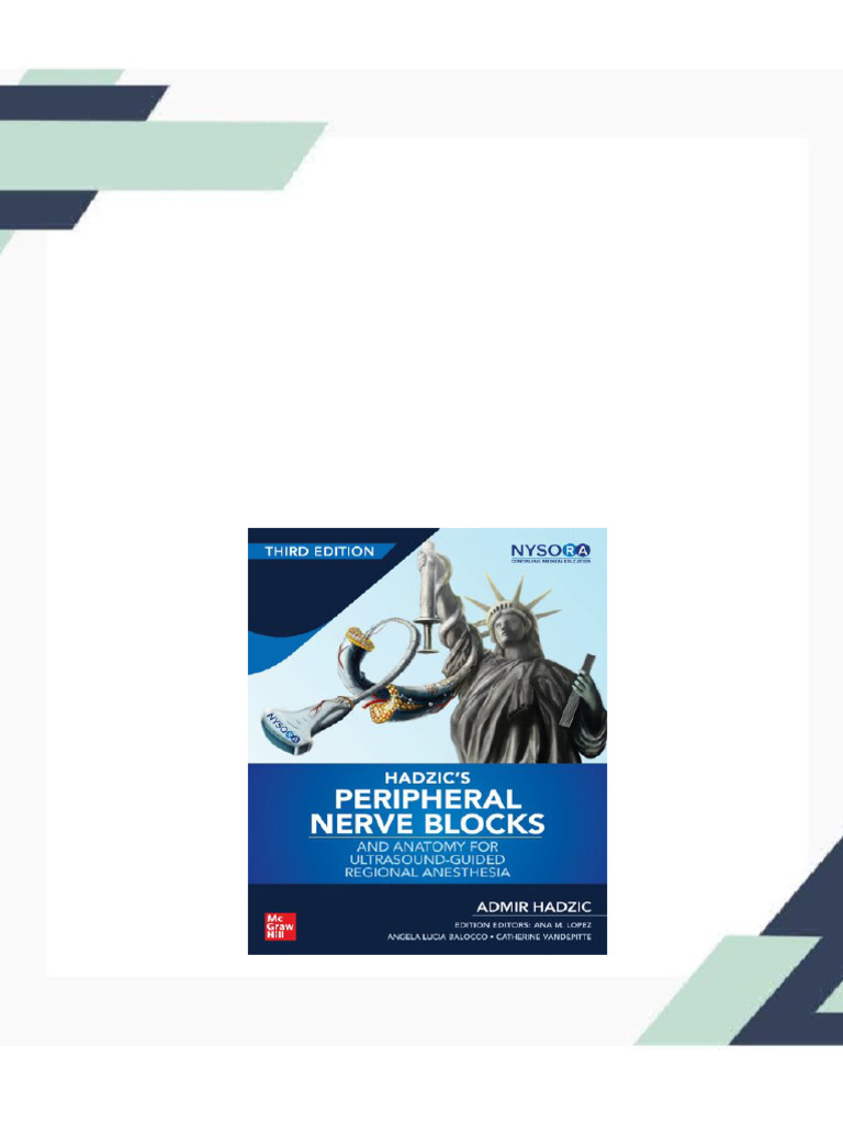 Hadzic's Peripheral Nerve Blocks 第二版