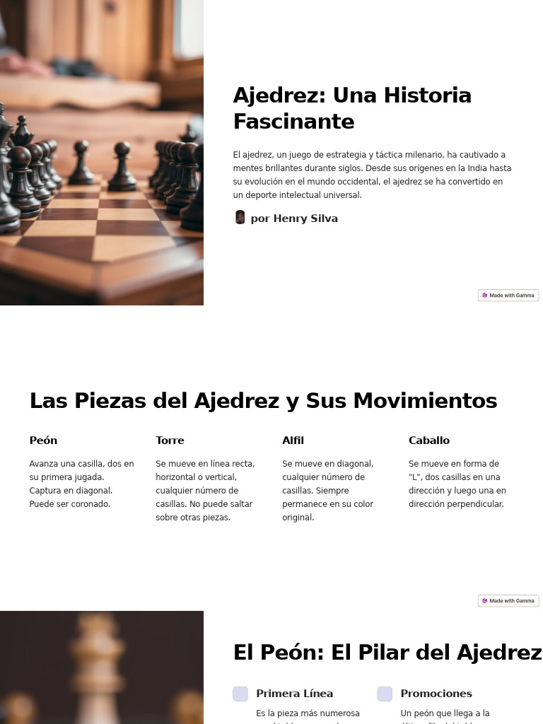 Historia y Estrategias del Ajedrez | PDF | Ajedrez | Estrategia de ajedrez