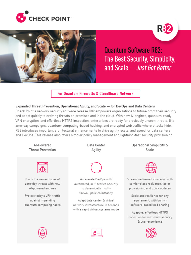 Check Point Quantum R82: AI-Driven Security | PDF | Security | Computer ...