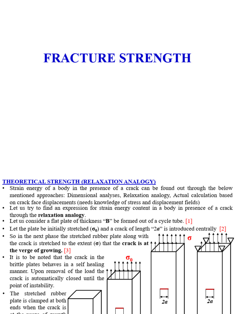 FRACTURE_STRENGTH | PDF | Fracture | Force