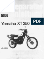 Yamaha XT250 3Y3 Werkstatthandbuch 5056