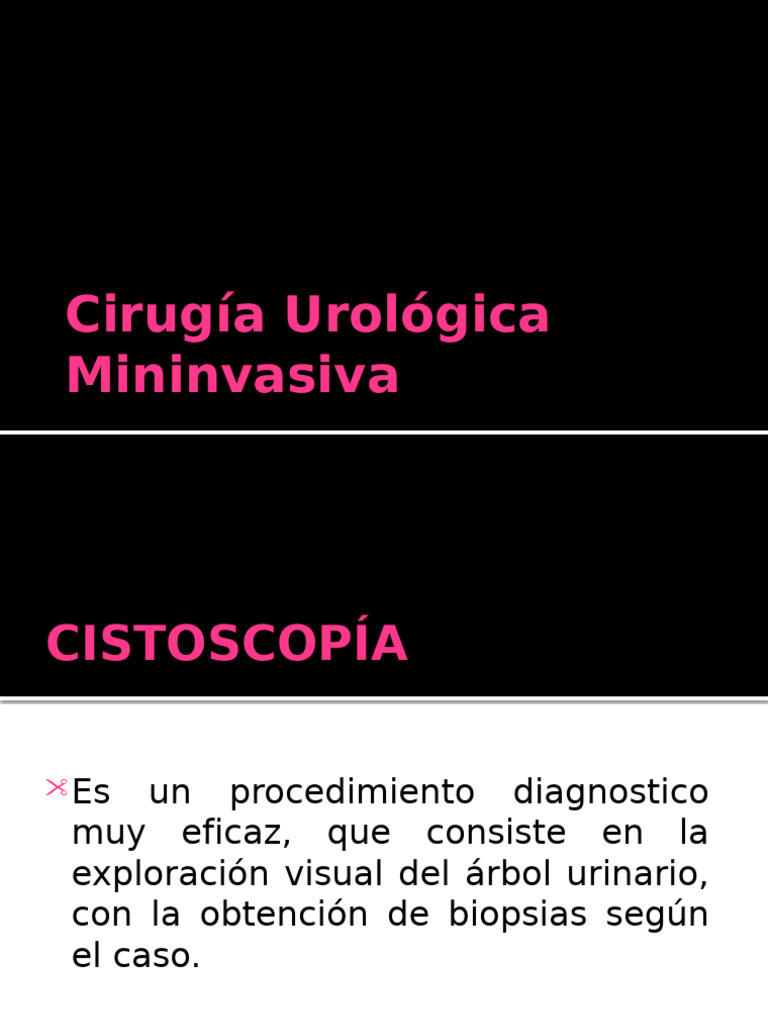 Cistoscopia | PDF | Urología | Sistema genitourinario