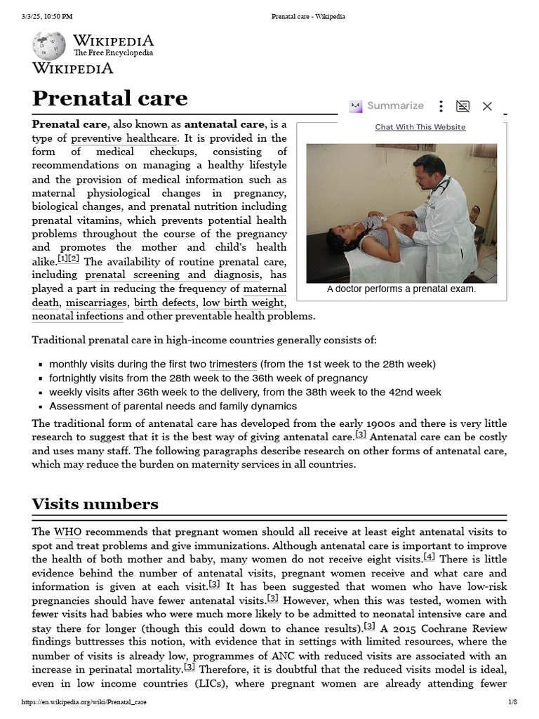 Essential Guide to Prenatal Care | PDF | Pregnancy | Childbirth