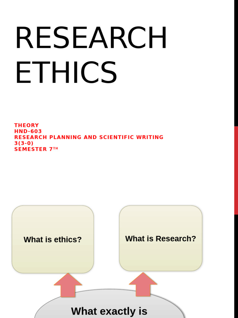 Understanding Research Ethics and Guidelines | PDF | Clinical Trial ...