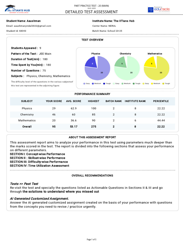 Part Practice Test 20 Main 596848 68043-1737192753 | PDF | Chemical ...